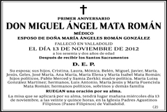 Miguel Ángel Mata Román